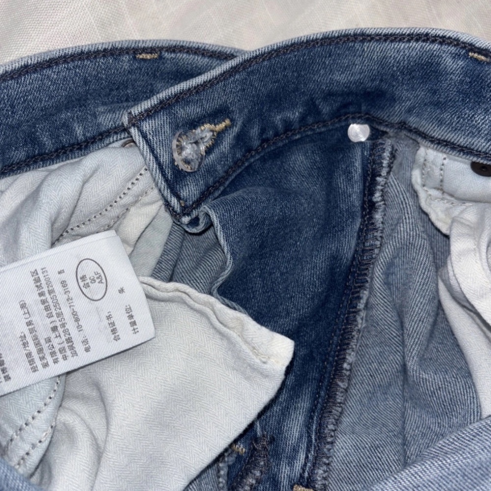 Abercrombie & fitch super skinny ankle high rise Distressed Jeans Size 27 4 R - Picture 3 of 9